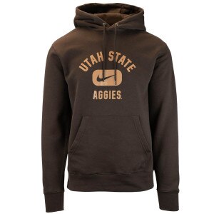 Men's Nike Utah State Aggies Hoodie brown